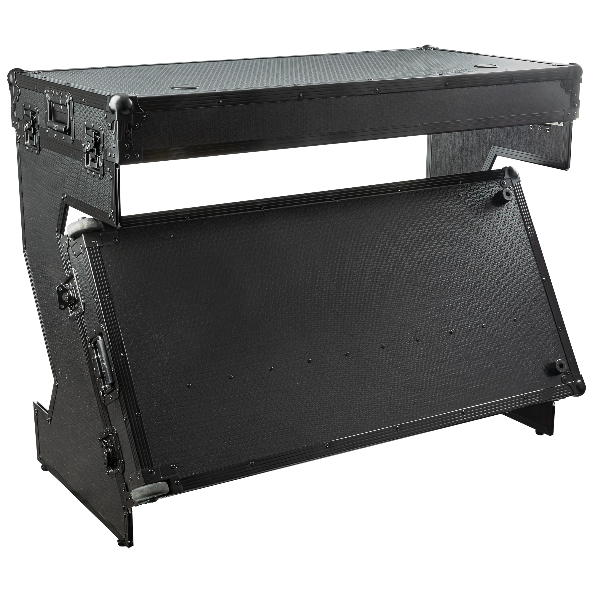 SHOWGEAR Portable Z-Style Table Multi-purpose - Hybrid Flight Case - Black Mehrzweck - Hybrides Flightcase - Schwarz
