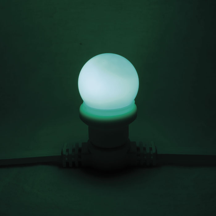 Showgear G45 LED Bulb E27 1 W - grün - nicht dimmbar