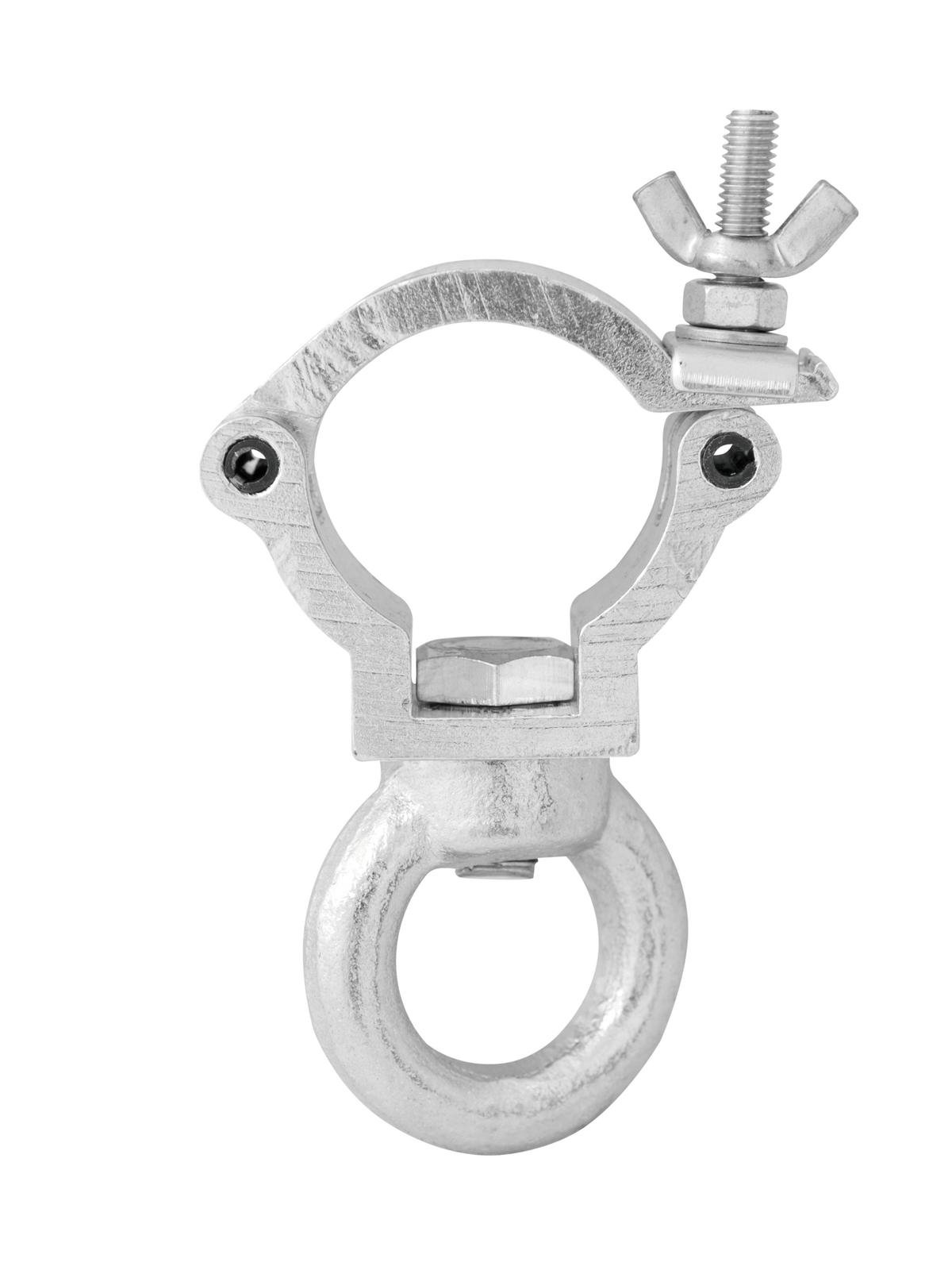 EUROLITE DEC-30E Klammer mit Öse, silber EUROLITE DEC-30E Klammer mit Öse, silber