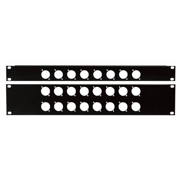 SHOWGEAR 19 Inch Connector Panel 1HE, für 8 XLR-Anschlüsse (Größe D) SHOWGEAR 19 Inch Connector Panel 1HE, für 8 XLR-Anschlüsse (Größe D)