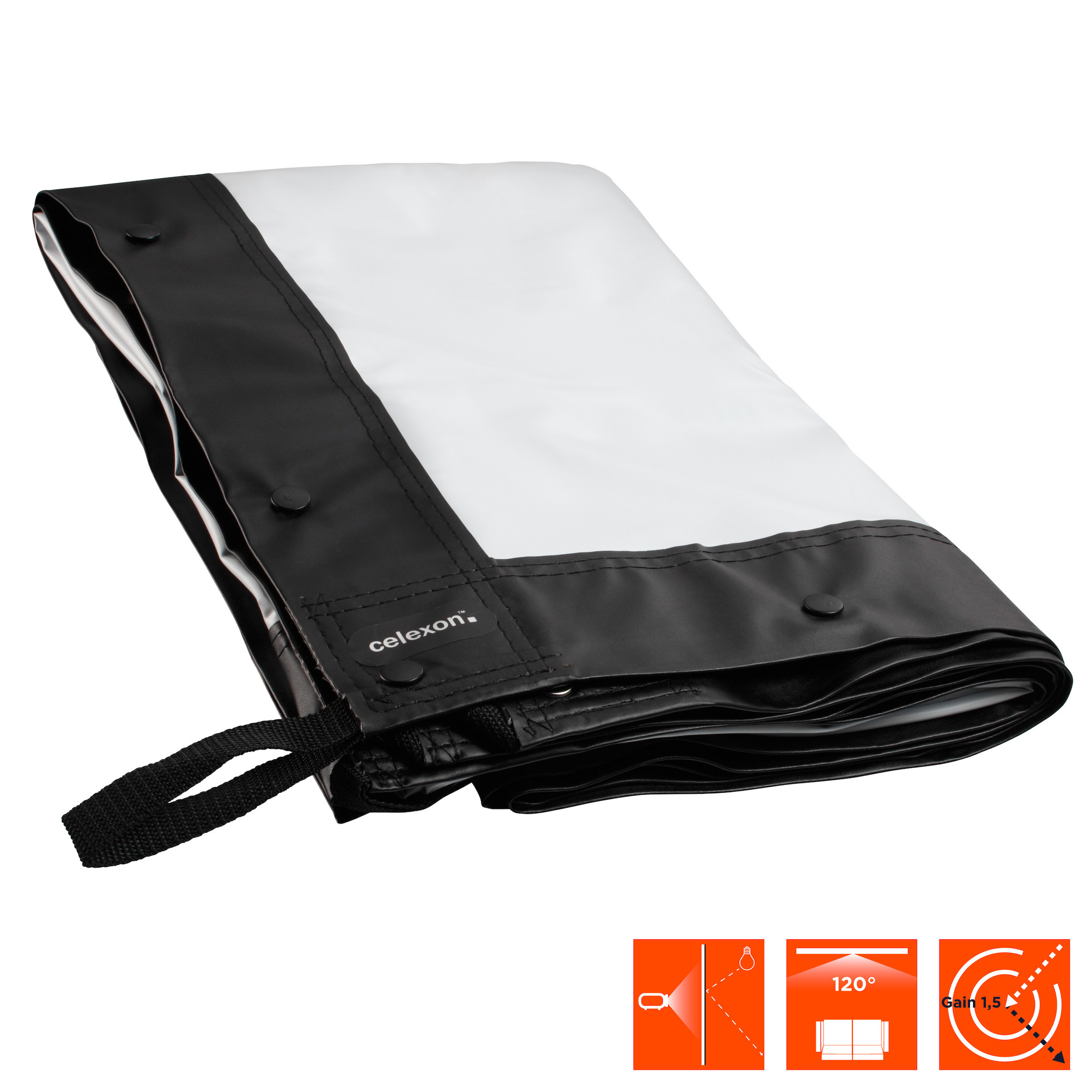 celexon Tuch für Faltrahmen Mobil Expert - 203 x 114 cm