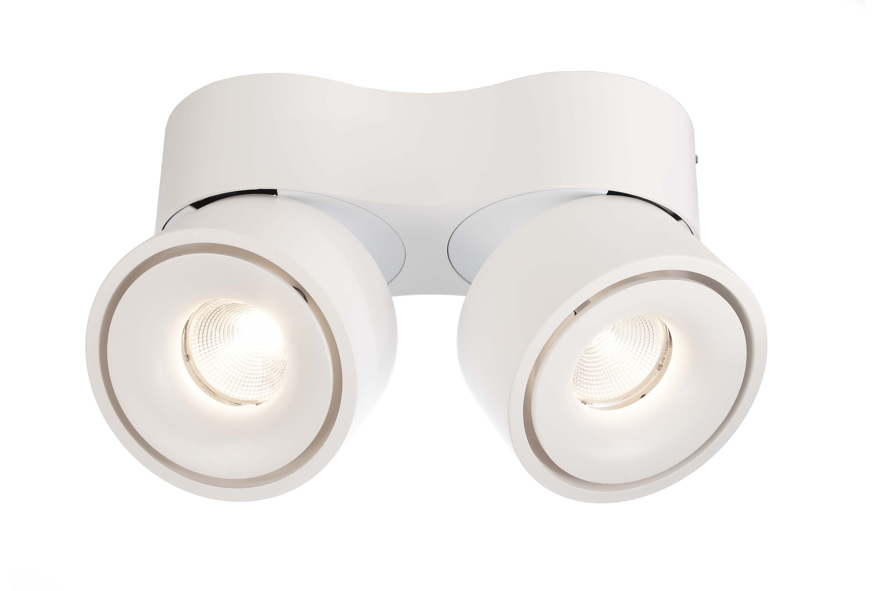Uni 2 Double Tilt, 20 W, DIM, 3000 K, Weiß