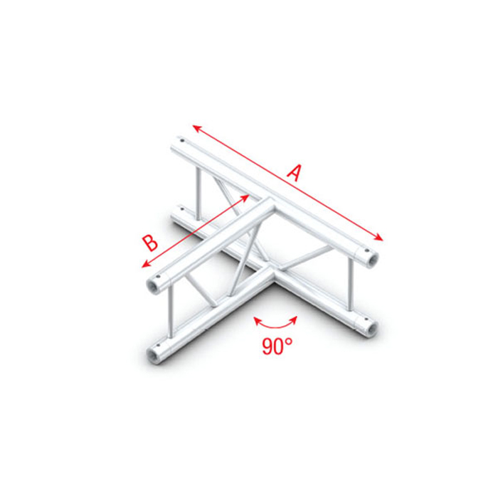 MILOS Pro-30 Step P Truss - Cross VB36 - 90° corner - vertical