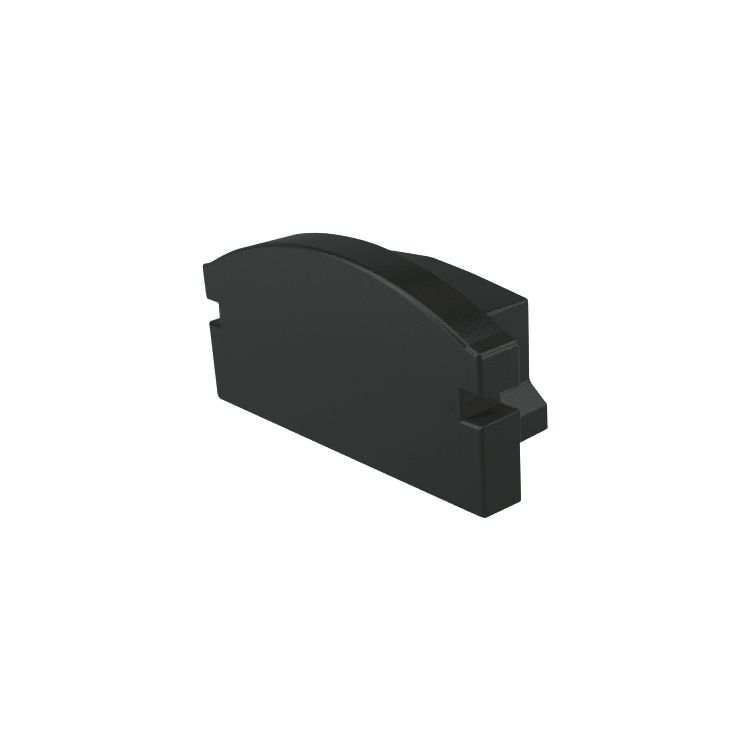 Endkappe F-AU-01-12 Set 2 Stk, Schwarz