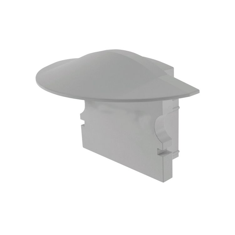 Endkappe F-ET-02-12 Set 2 Stk, Grau