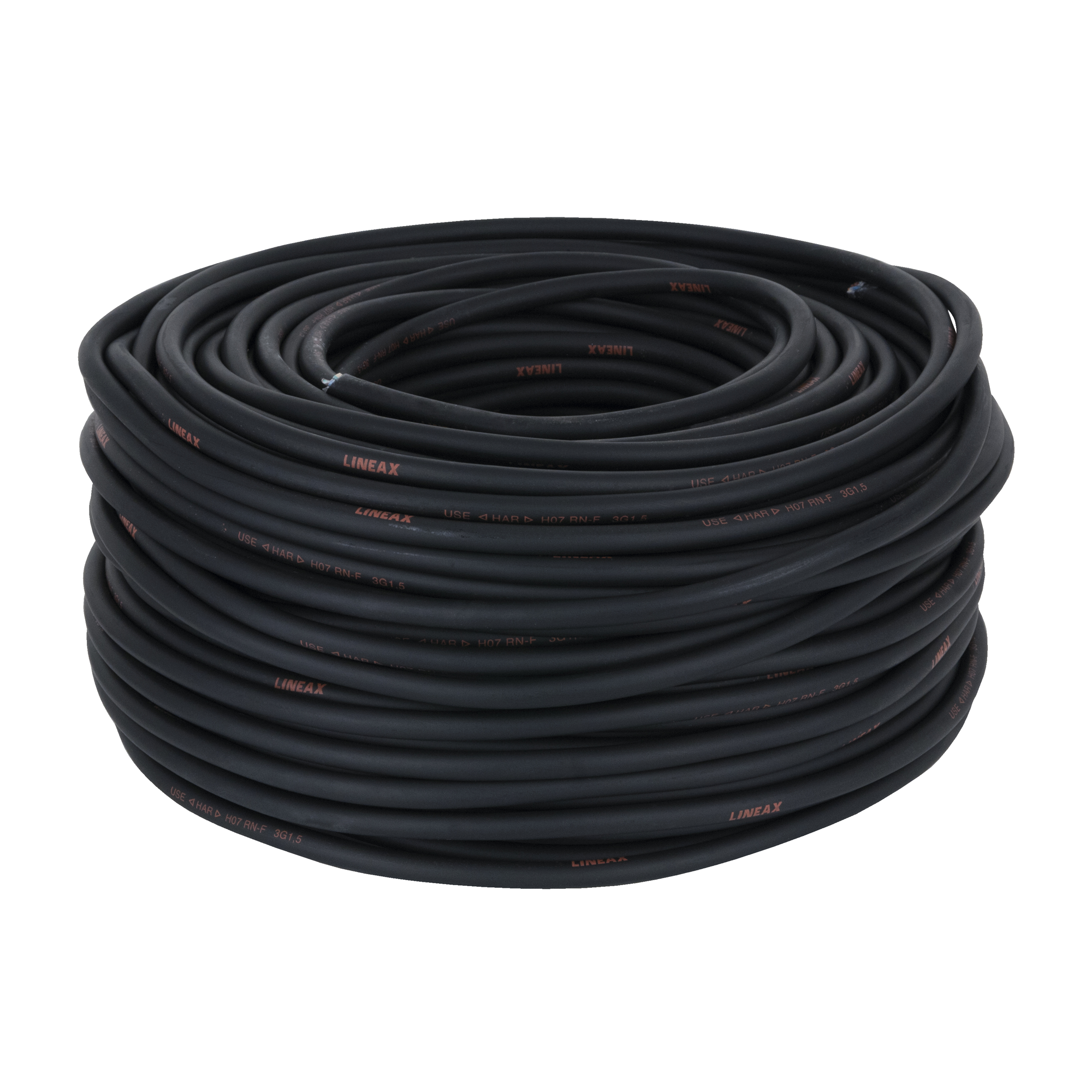 NEXANS Lineax Neoprene Cable, Black 1,5mm² 100-m-Rolle - 3x 1,5 mm²