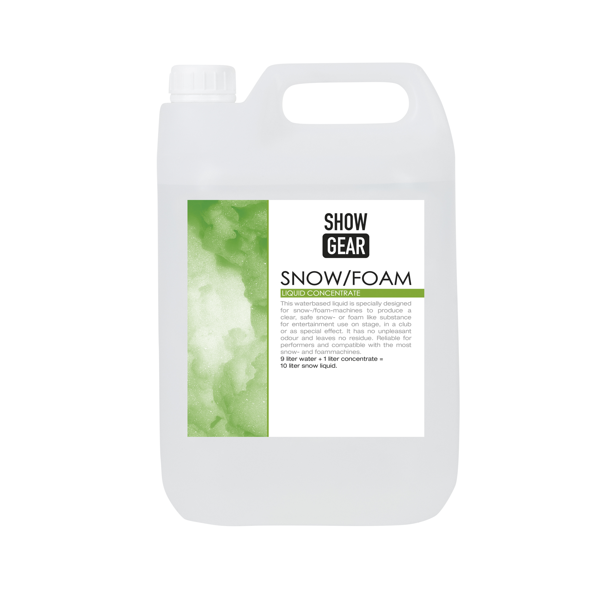 Showgear Snow/Foam Concentrate 5 litre 5 Liter - wasserbasiert