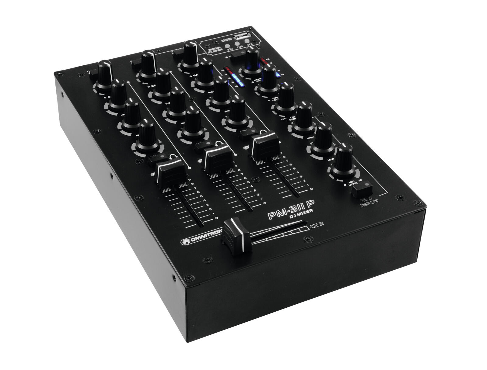 OMNITRONIC PM-311P DJ-Mixer mit Player OMNITRONIC PM-311P DJ-Mixer mit Player
