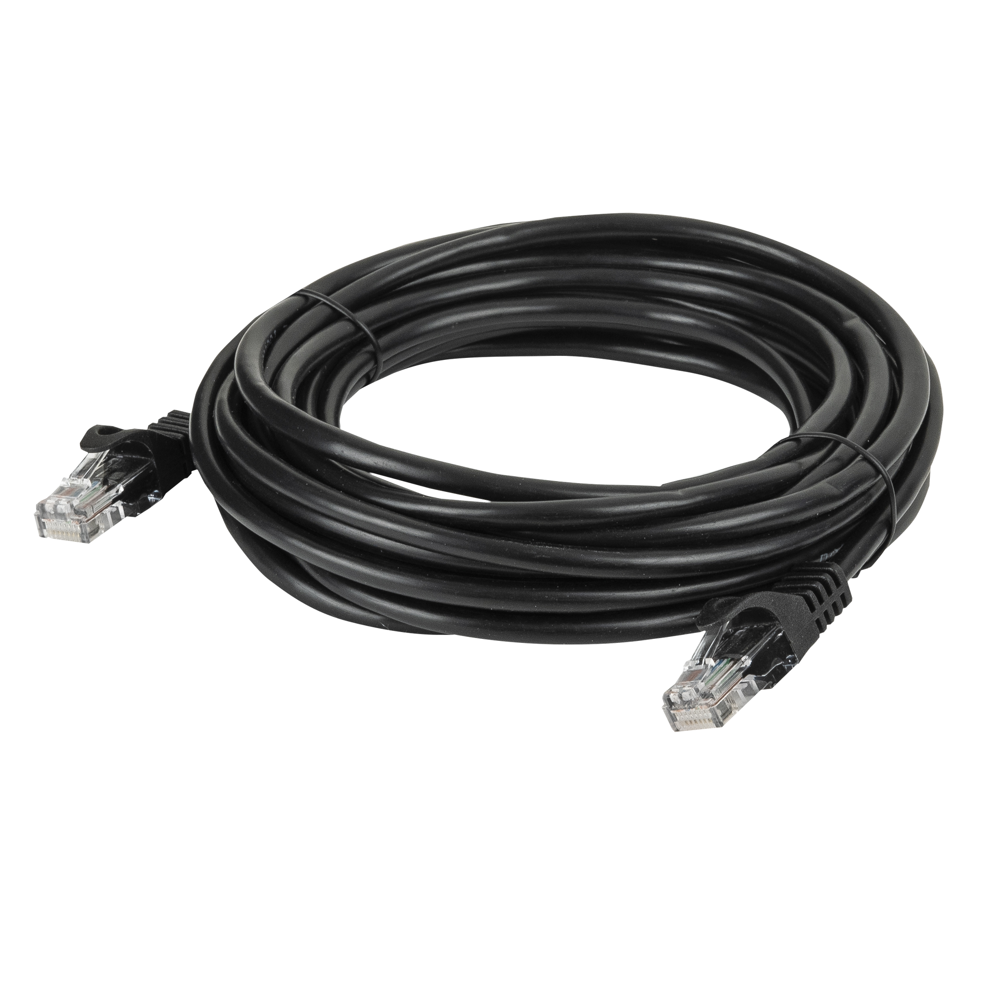DAP Cat5e Cable - U/UTP Black 75 cm - Schwarz