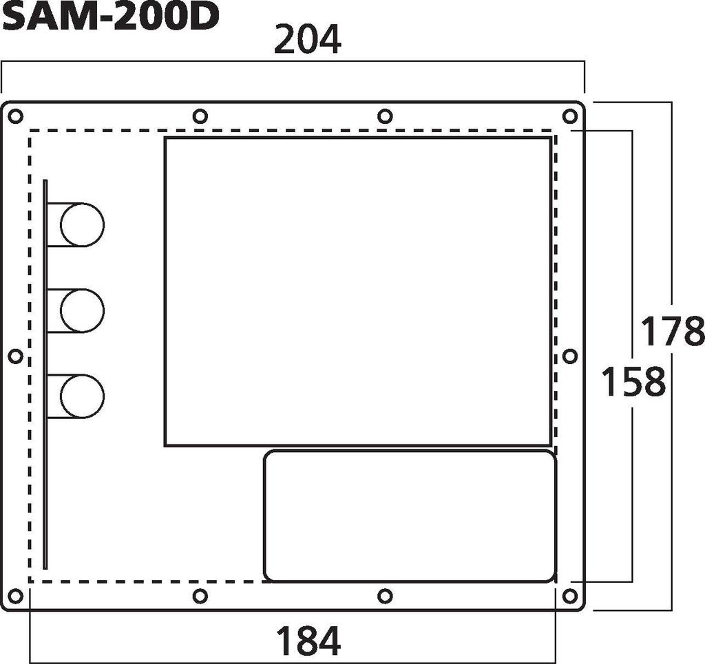 MONACOR SAM-200D Class-D-Subwoofer-Aktiv-Modul, 200 W an 4 Ω