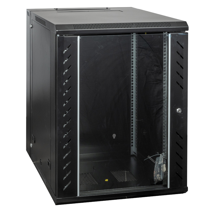 SHOWGEAR RCA-WMH-15 15U 19" Patch Panel Rack, Wandmontage, aufklappbare Rückseite SHOWGEAR RCA-WMH-15 15U 19" Patch Panel Rack, Wandmontage, aufklappbare Rückseite