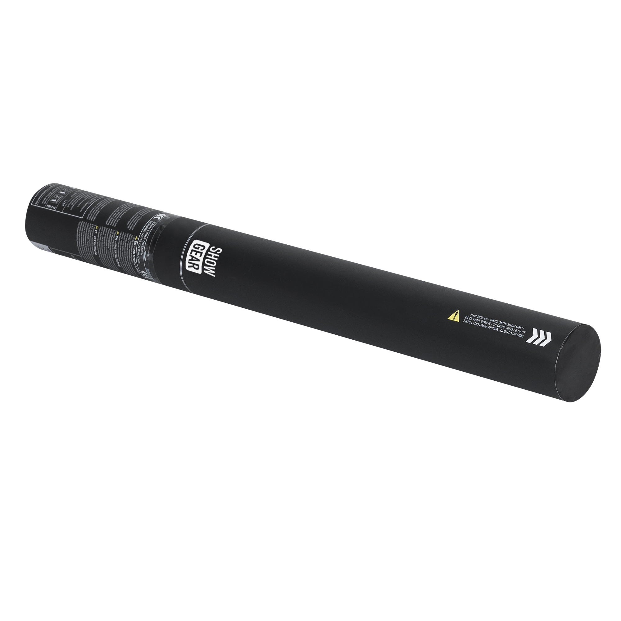 Showgear Handheld Streamer Cannon 50 cm, schwarz, feuerhemmend und biologisch abbaubar