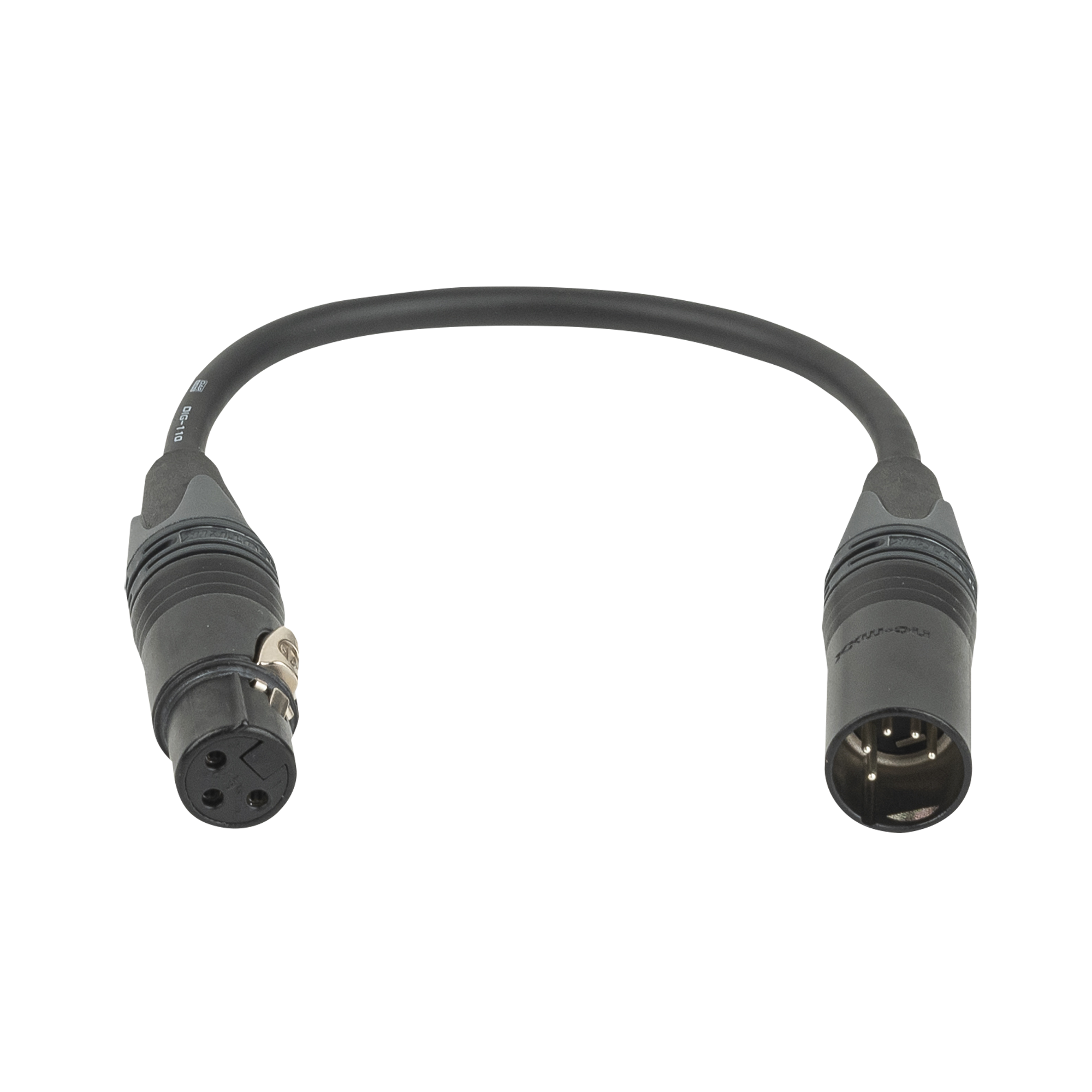 DAP 3-pin female to 5-pin male DMX adapter - Neutrik XX Kabel-Adapter
