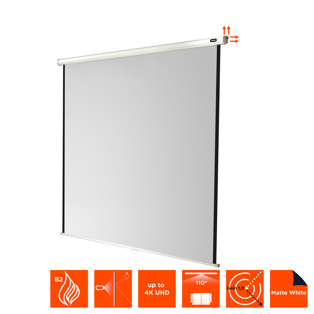 celexon Leinwand Rollo Economy 200 x 200 cm celexon Leinwand Rollo Economy 200 x 200 cm