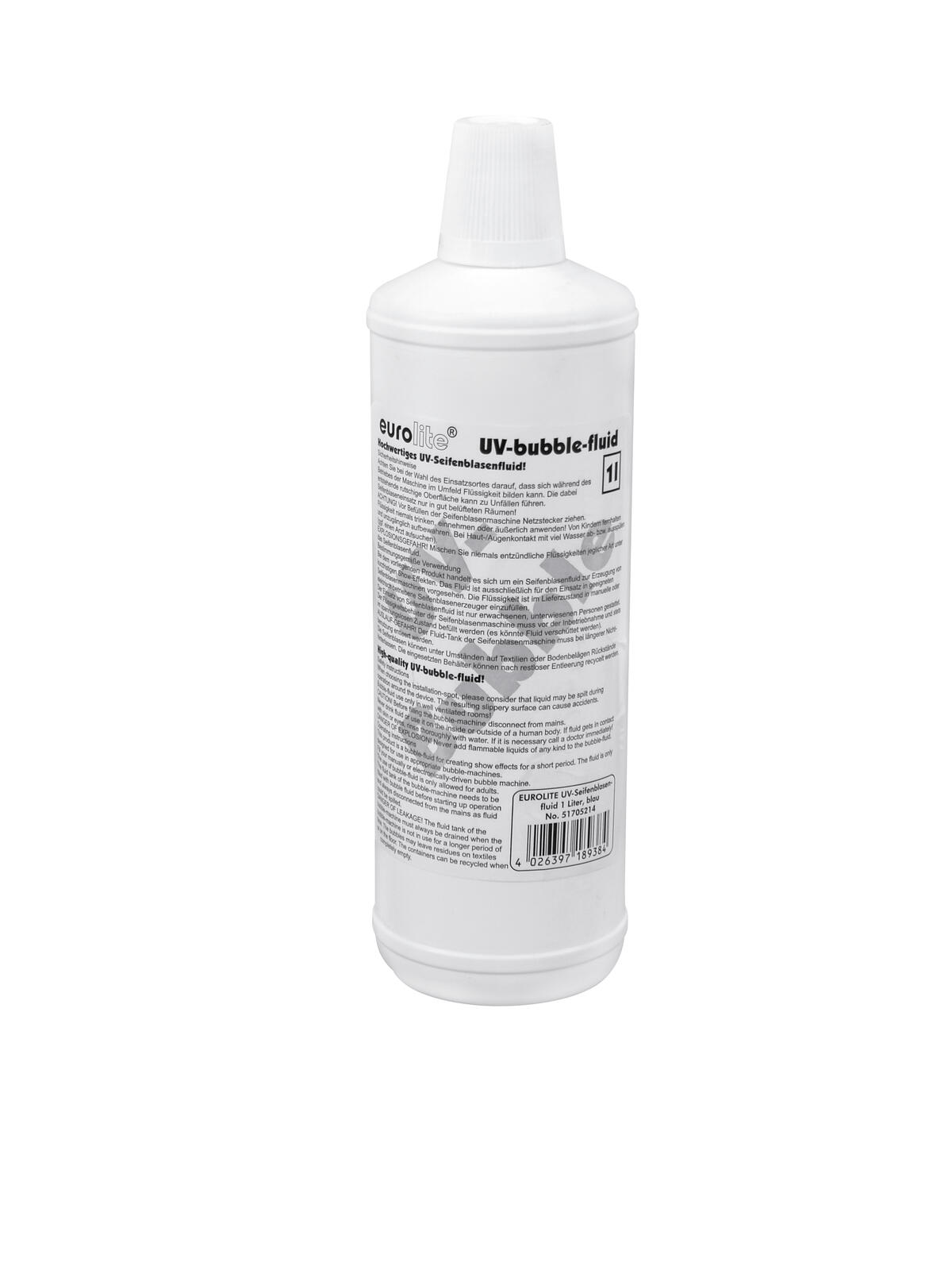 EUROLITE UV-Seifenblasenfluid Set 3x1l EUROLITE UV-Seifenblasenfluid Set 3x1l