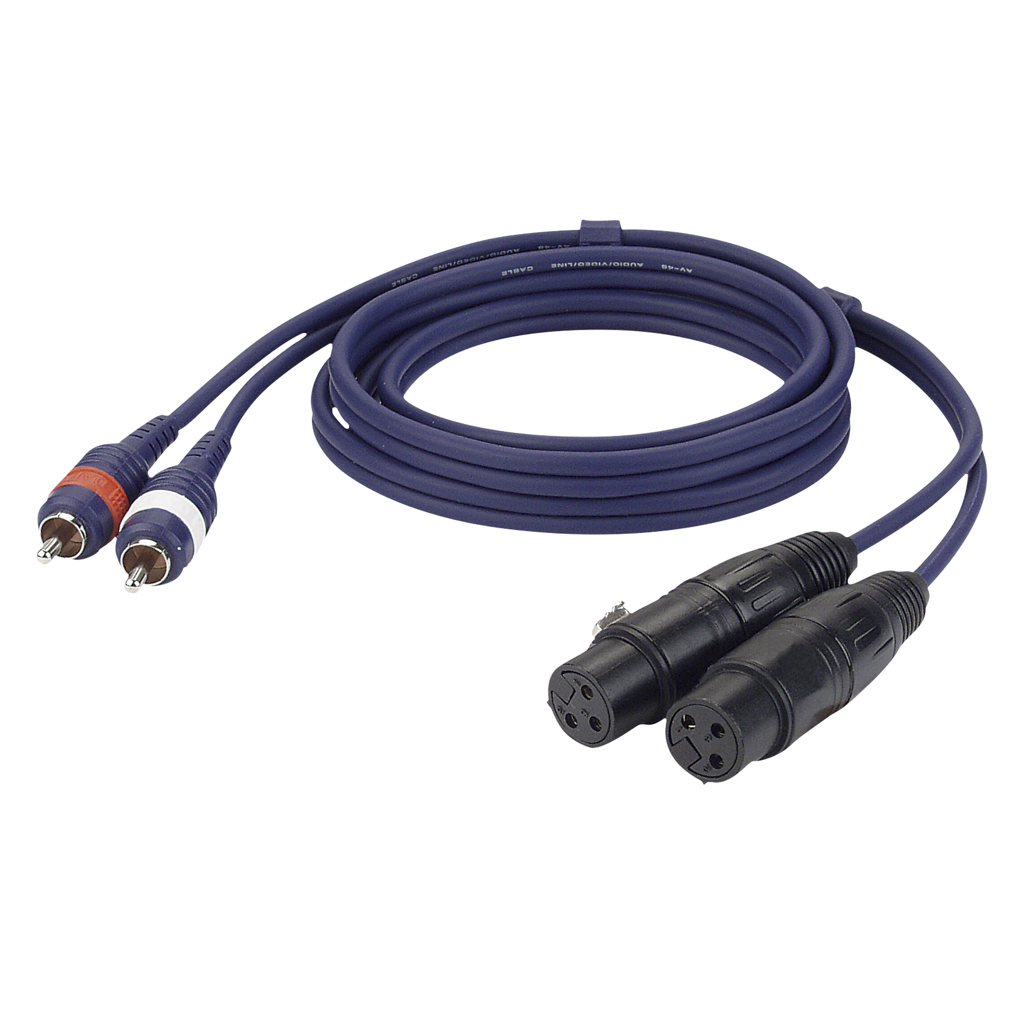 DAP FL25 - 2 RCA male L/R to 2 XLR/F 3P 1,5 m DAP FL25 - 2 RCA male L/R to 2 XLR/F 3P 1,5 m