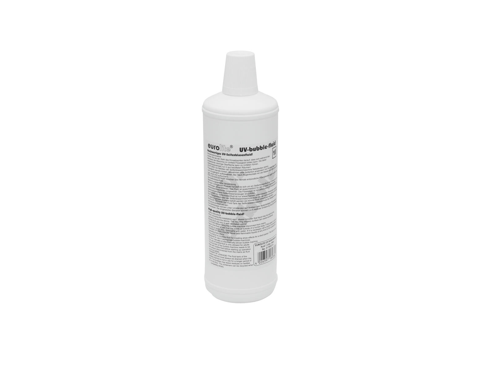 EUROLITE UV-Seifenblasenfluid 1l blau EUROLITE UV-Seifenblasenfluid 1l blau