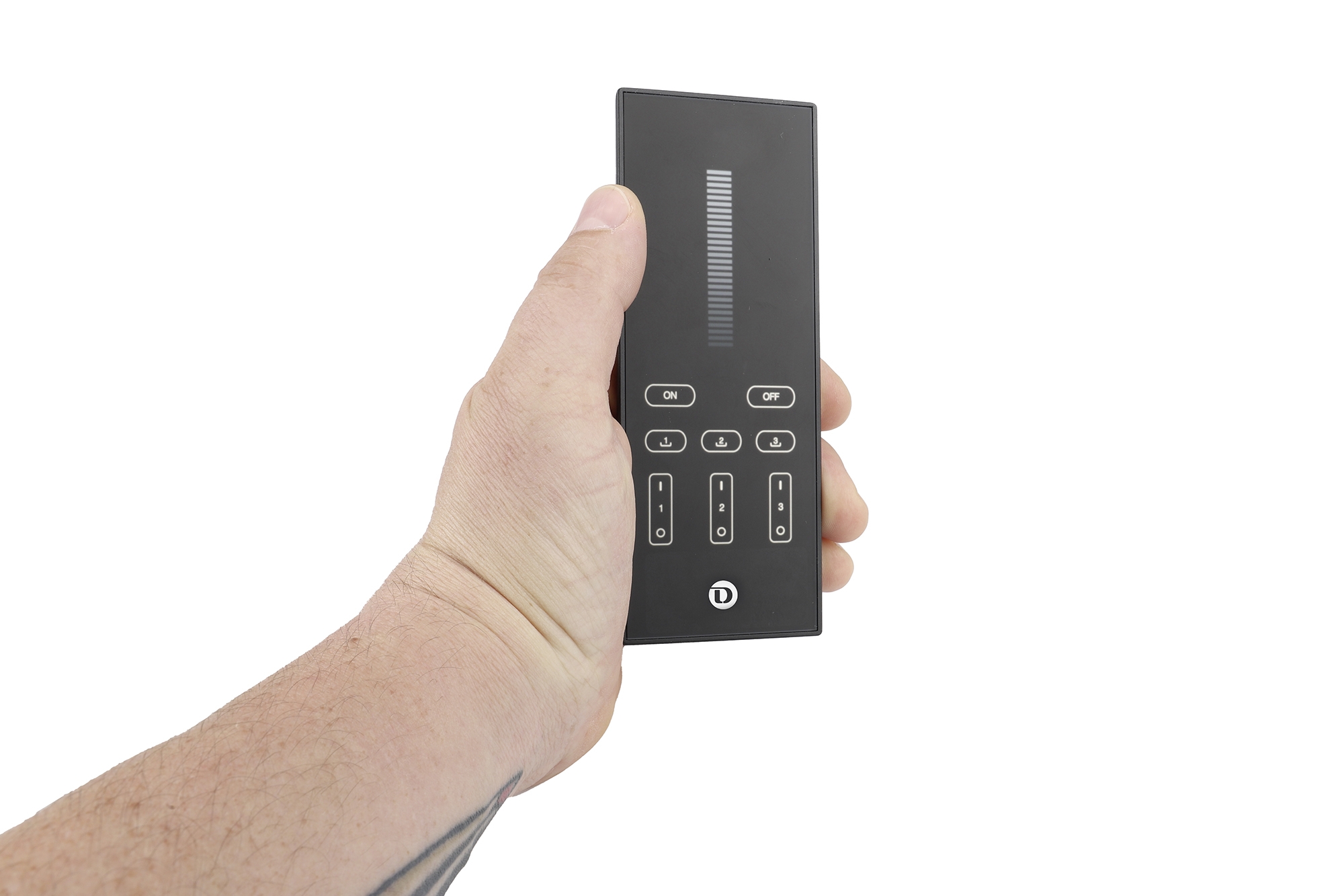 RF-smart, Standfernbedienung, schwarz, 3 Zonen, Single