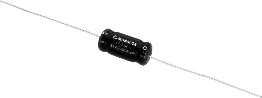 MONACOR LSC-47NP Bipolare Elektrolytkondensatoren, 4,7 µF