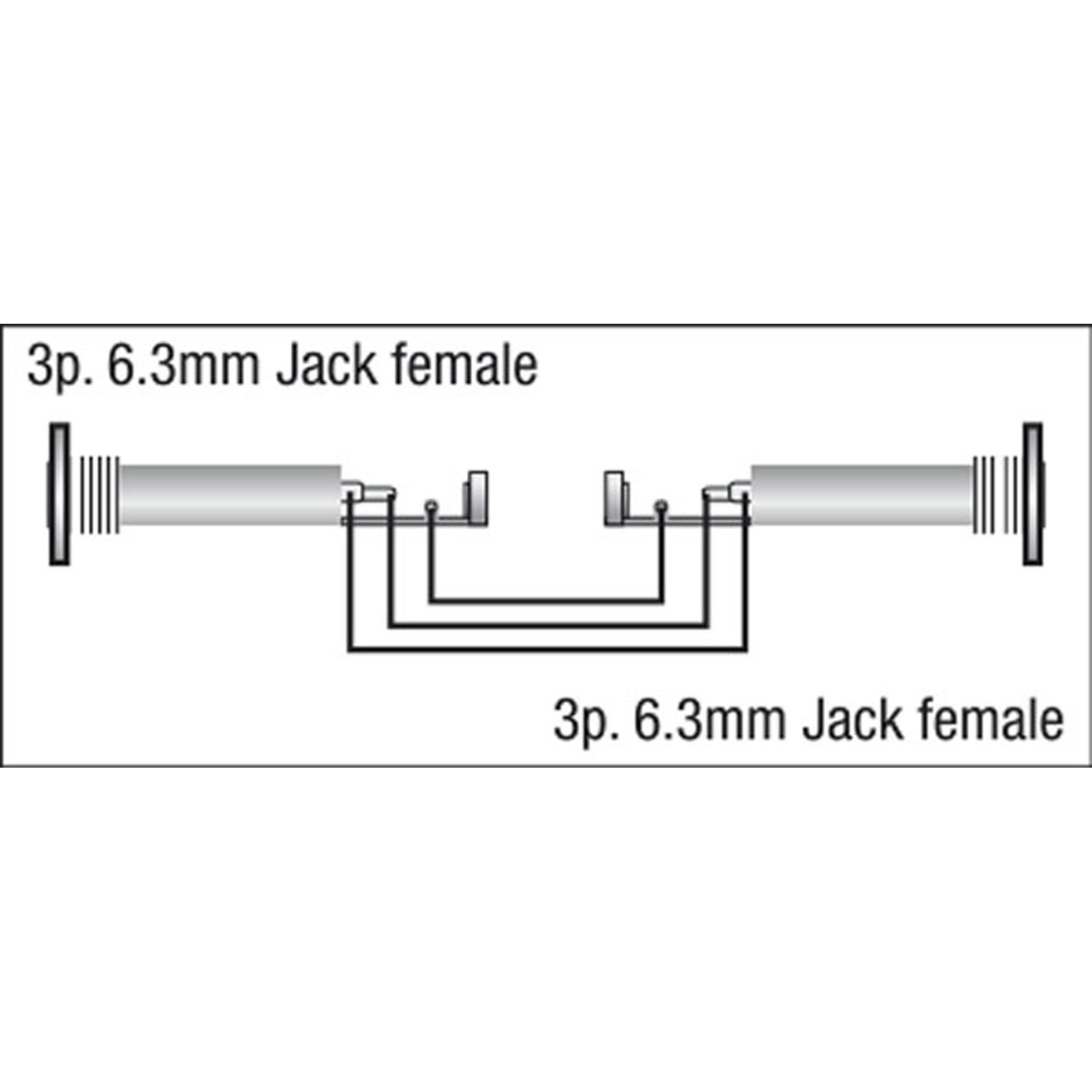 DAP FLA35 - Jack stereo female to Jack stereo female 