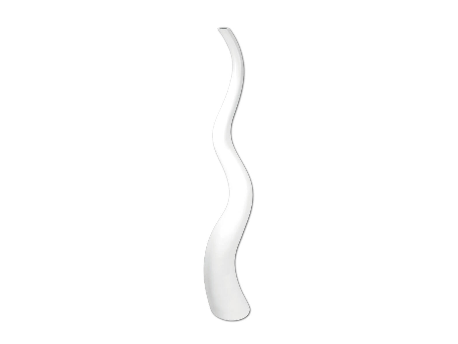 EUROPALMS Designvase WAVE-125, weiß EUROPALMS Designvase WAVE-125, weiß