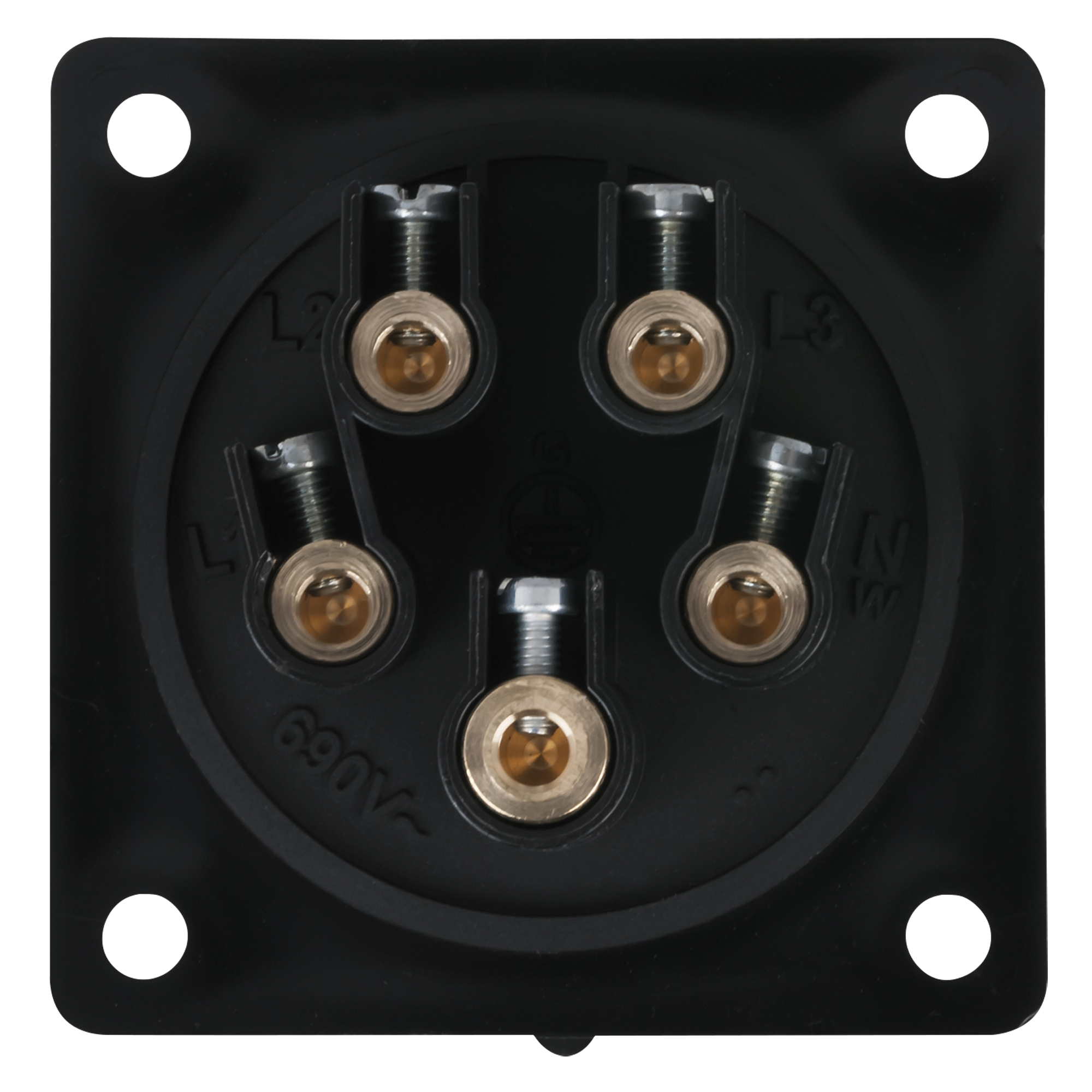 PCE CEE 32 A/400 V 5-pin Socket male Schwarz - IP44