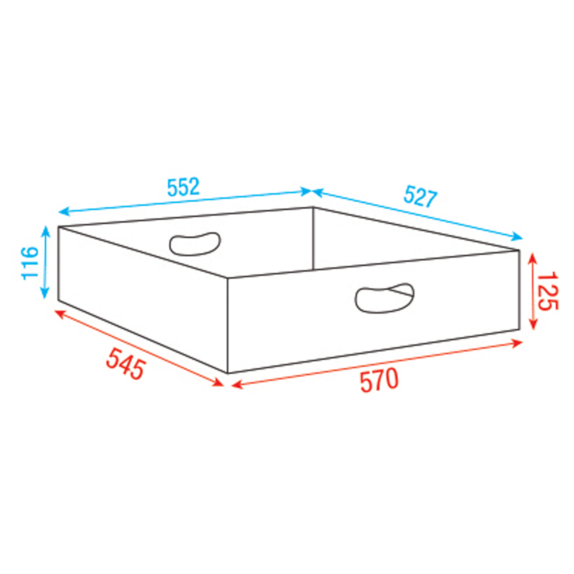 SHOWGEAR Top-insert for Multiflex Case 80/120 57 cm, Premium Line SHOWGEAR Top-insert for Multiflex Case 80/120 57 cm, Premium Line
