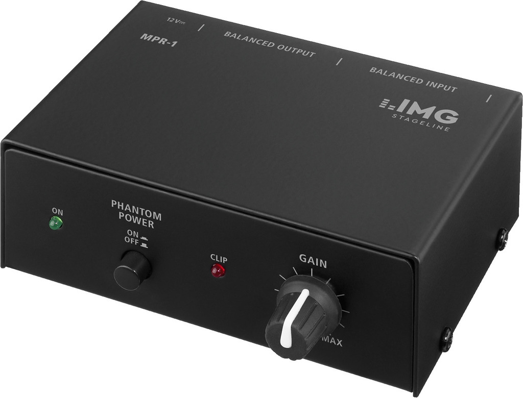IMG STAGELINE MPR-1 1-Kanal-Mikrofonvorverstärker