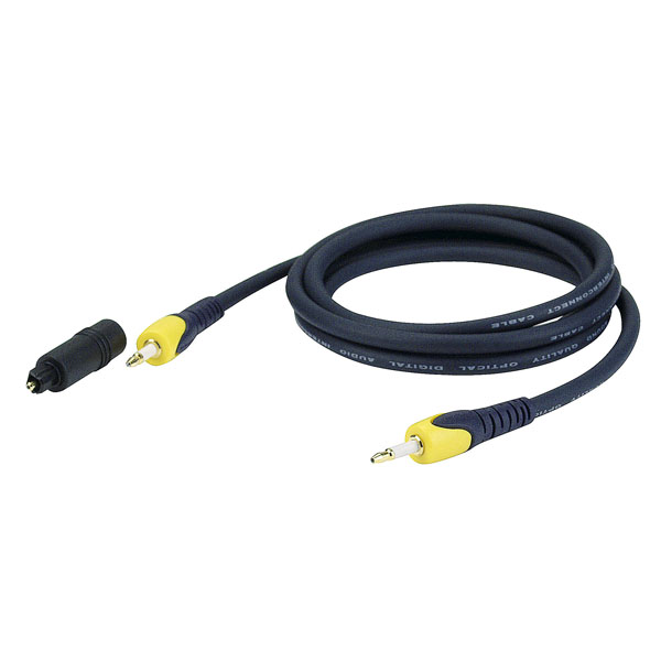 DAP FOP02 - Miniplug to Miniplug Black 6 m