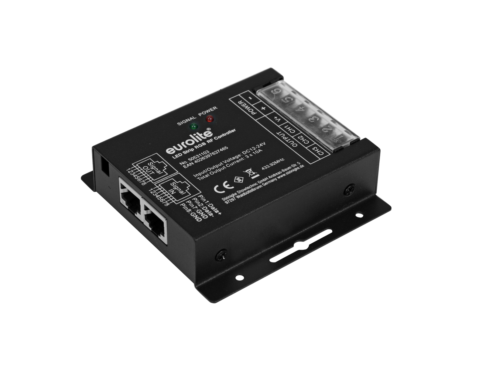 EUROLITE LED Strip RGB RF Controller EUROLITE LED Strip RGB RF Controller