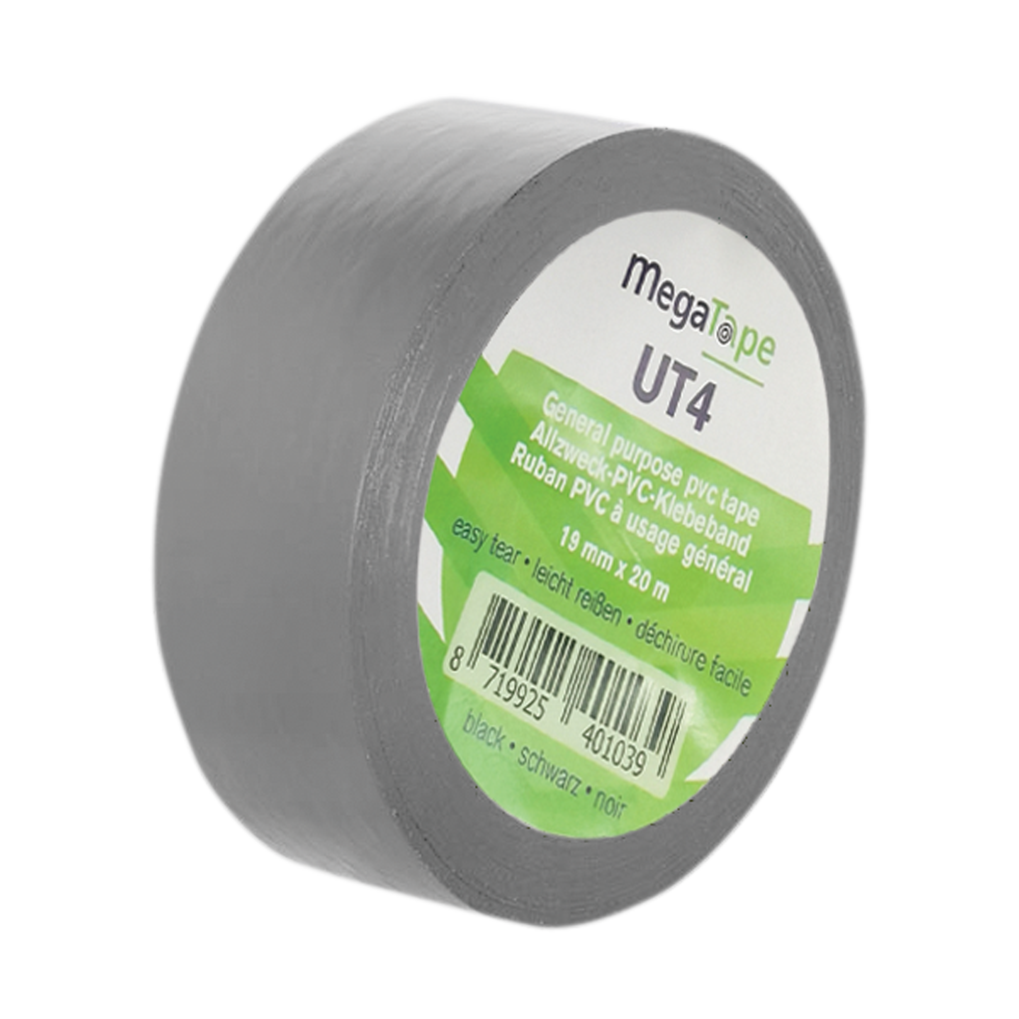 MEGATAPE UT4 Grau - 19 mm/20 m MEGATAPE UT4 Grau - 19 mm/20 m