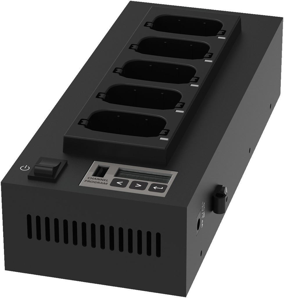 MONACOR ATS-85PS Ladestation, 5-fach, für ATS-80-Serie