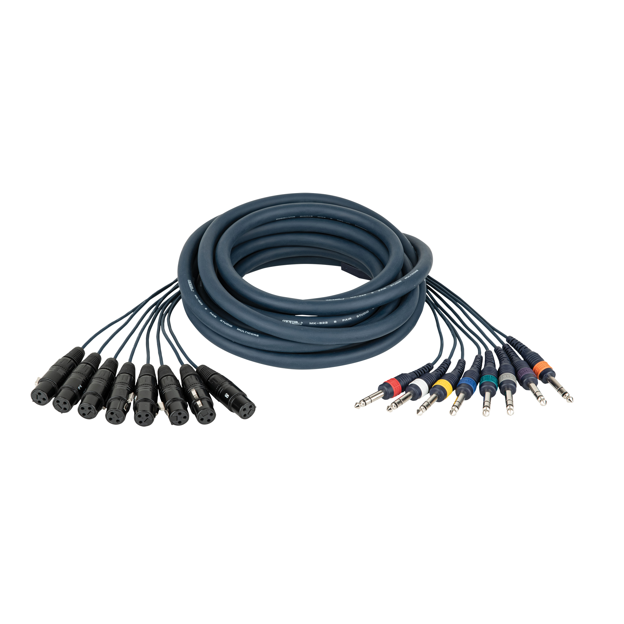DAP FL67 - 8 XLR/F 3P to 8 Jack stereo 3 m 3 m DAP FL67 - 8 XLR/F 3P to 8 Jack stereo 3 m 3 m