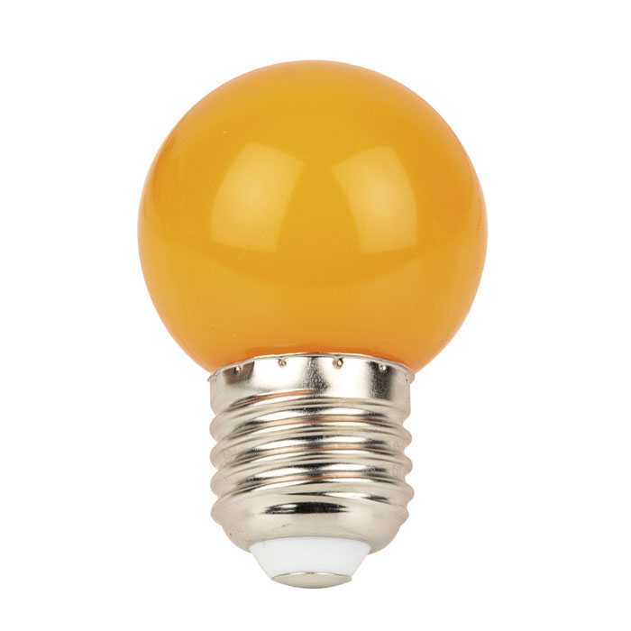 SHOWGEAR G45 LED Bulb E27 1 W - orange - nicht dimmbar