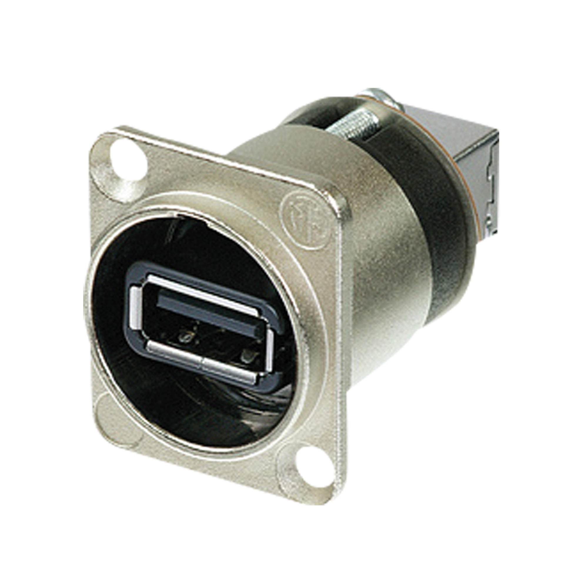 NEUTRIK USB D-size Nickel housing Nickelgehäuse NEUTRIK USB D-size Nickel housing Nickelgehäuse