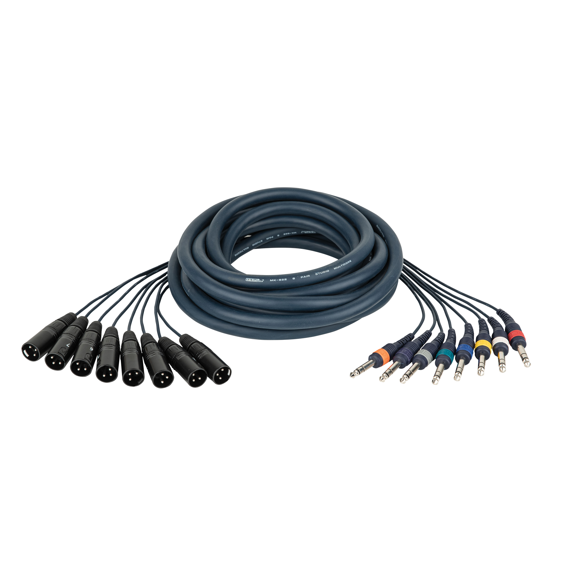 DAP FL68 - 8 XLR/M 3P to 8 Jack stereo 6 m 6 m