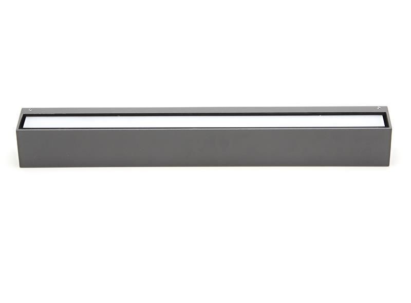 Linear II Double 500 mm, 20 W, 3000 K, Grau