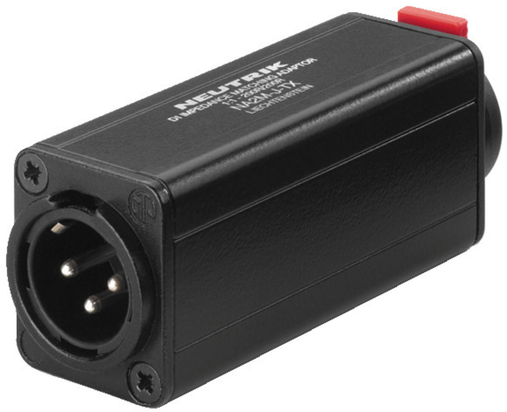 MONACOR NA-2MJTX NEUTRIK-XLR/6,3-mm-Klinken-Symmetrieradapter/Massetrennfilter