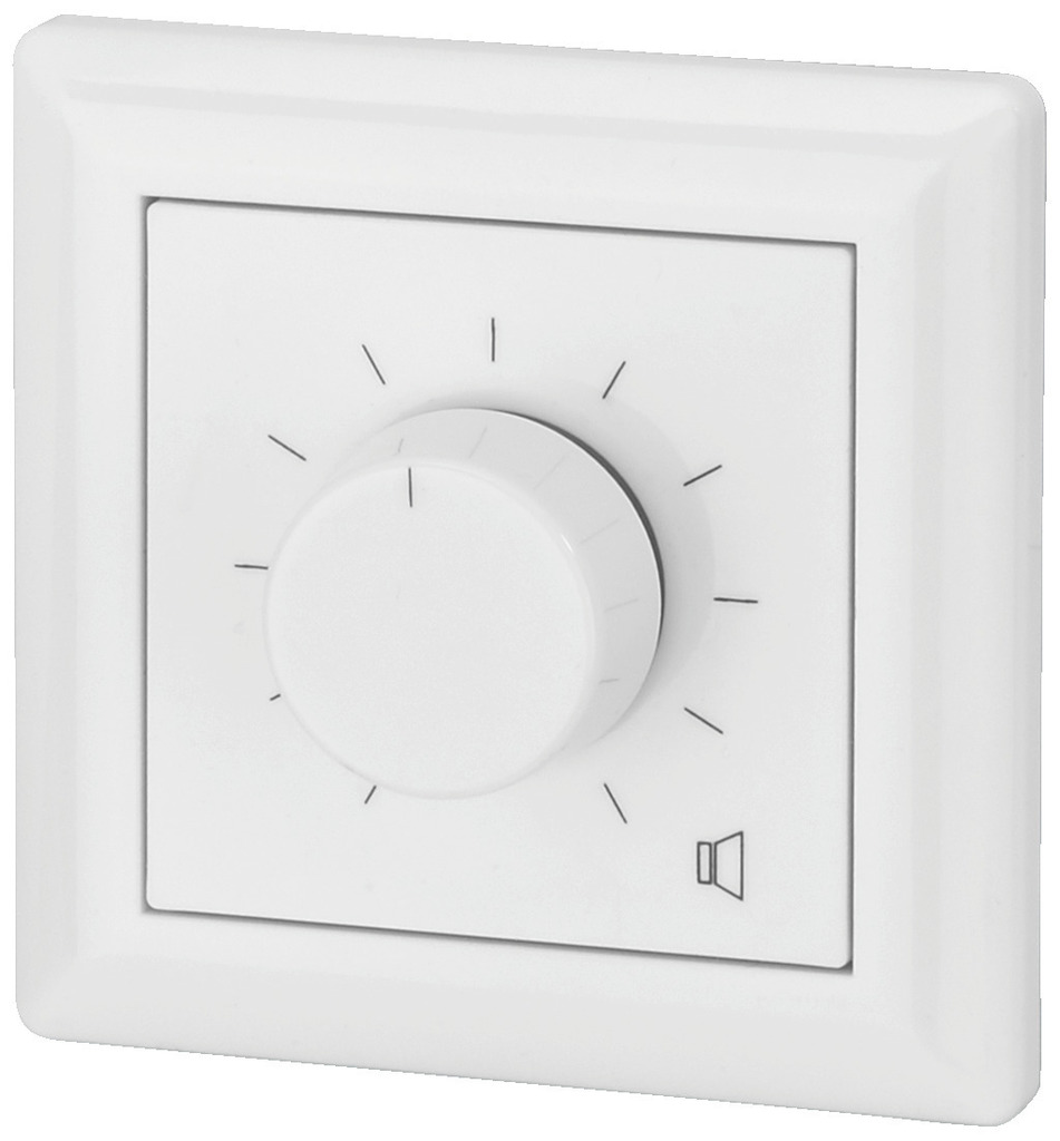 MONACOR ATT-524PEU ELA-Einbau-Lautstärkesteller mit 24-V-Pflichtempfangsrelais, 24 W