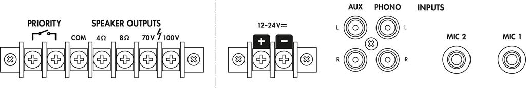 MONACOR PA-704 ELA-Mono-Mischverstärker