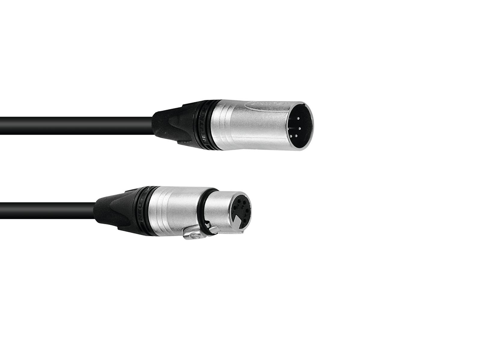 PSSO DMX Kabel XLR 5pol 3m sw Neutrik PSSO DMX Kabel XLR 5pol 3m sw Neutrik