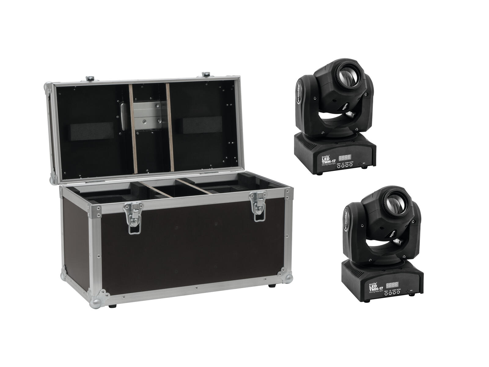 EUROLITE Set 2x LED TMH-17 Spot + Case EUROLITE Set 2x LED TMH-17 Spot + Case