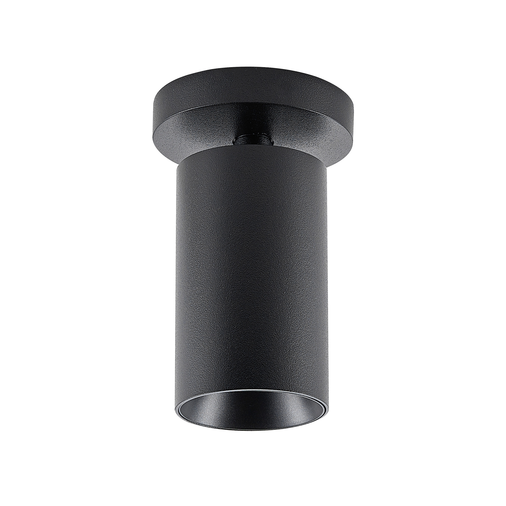 Can Tilt Round, 1x 7,5 W GU10, Schwarz