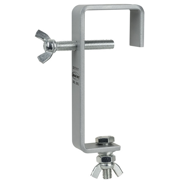 SHOWGEAR 50 mm Heavy Duty Pipe Clamp Zulässige Nutzlast: 30 kg - Stahl - Silber