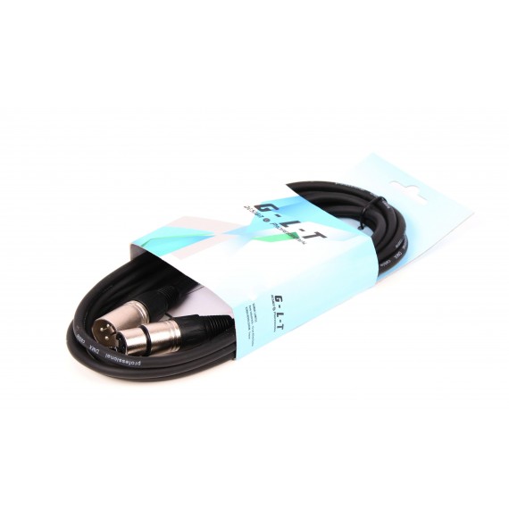 Kabel DMX 110 Ohm 3pin m/f 10m