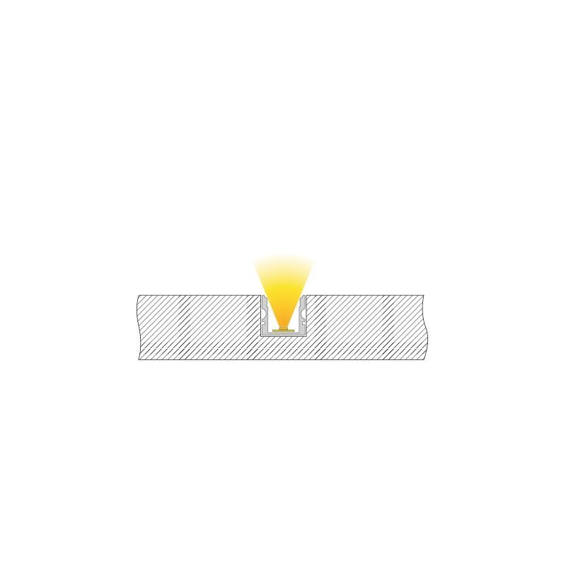 U-Profil hoch AU-02-10, 2m, Weiß U-Profil hoch AU-02-10, 2m, Weiß