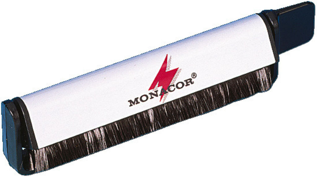 MONACOR DC-100 Carbonfaser-Antistatik-Plattenbürste MONACOR DC-100 Carbonfaser-Antistatik-Plattenbürste