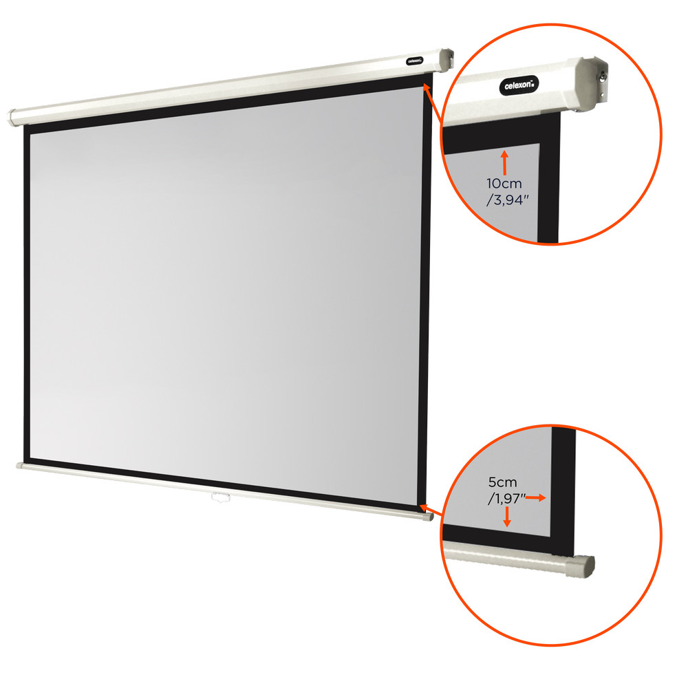 celexon Leinwand Rollo Economy 220 x 165 cm - 108" celexon Leinwand Rollo Economy 220 x 165 cm - 108"
