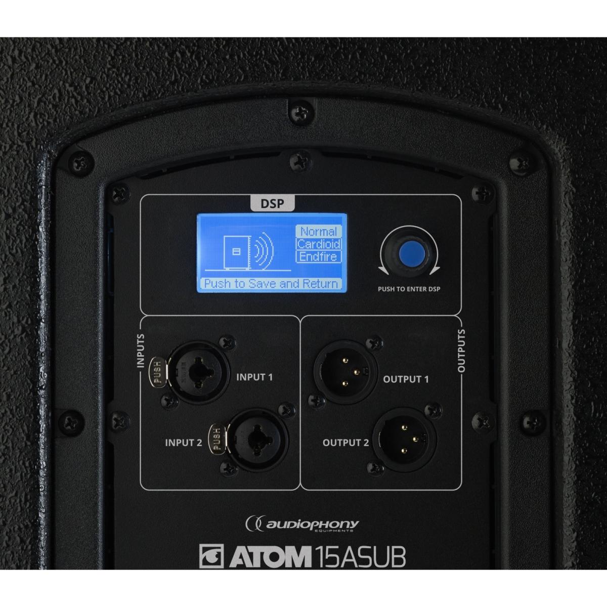 Audiophony ATOM15A SUB Aktiv-Lautsprecher