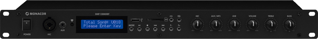 MONACOR DMP-130MIXBT Audio-Spieler/Mixer